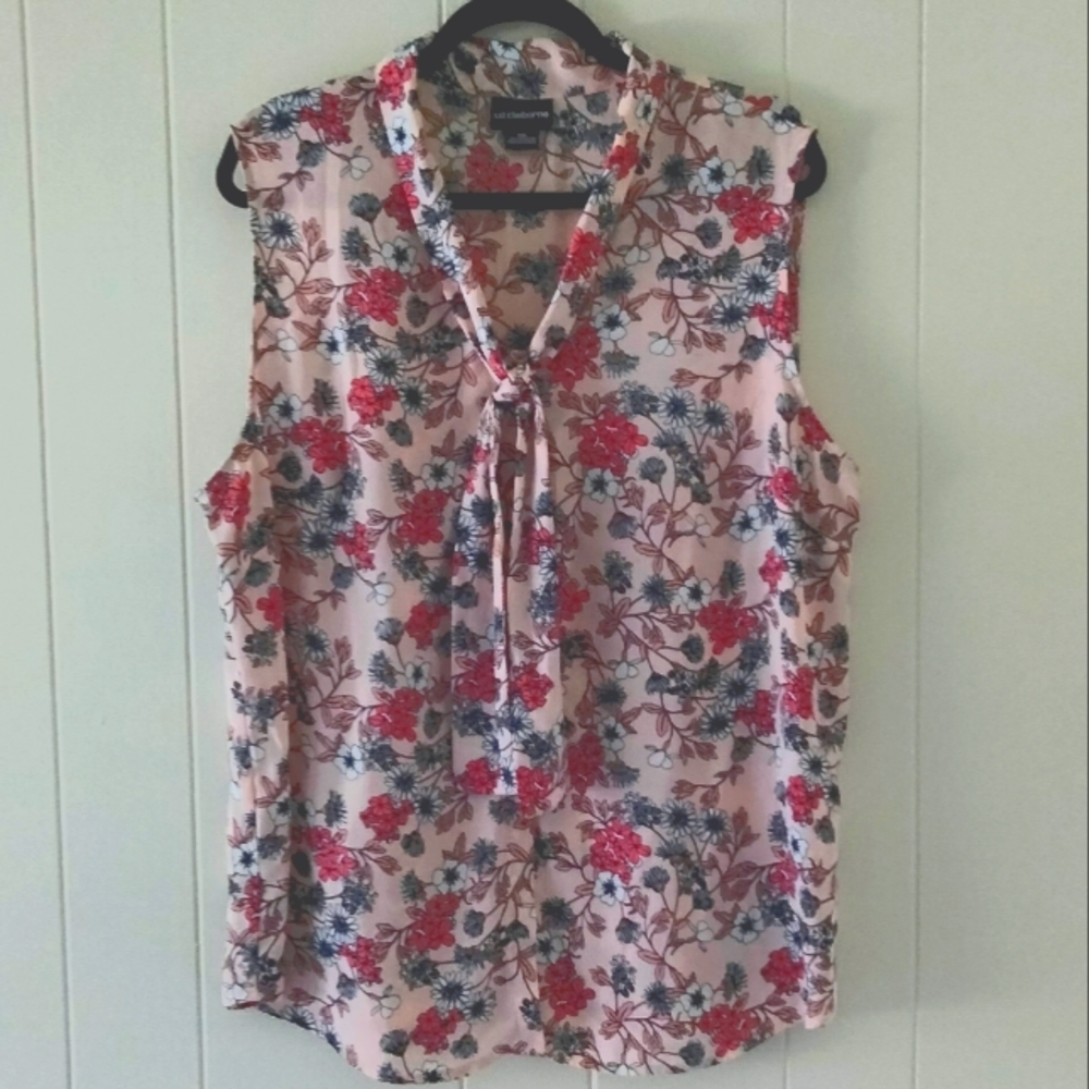 Liz Claiborne Sleeveless Blouse Size 2X